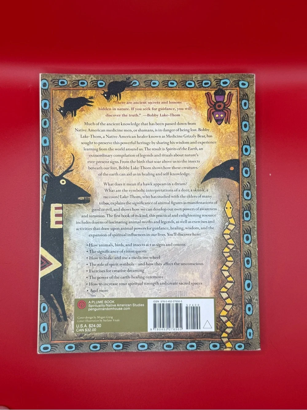 Softcover: Spirits of the Earth by Bobby Lake-Thom.